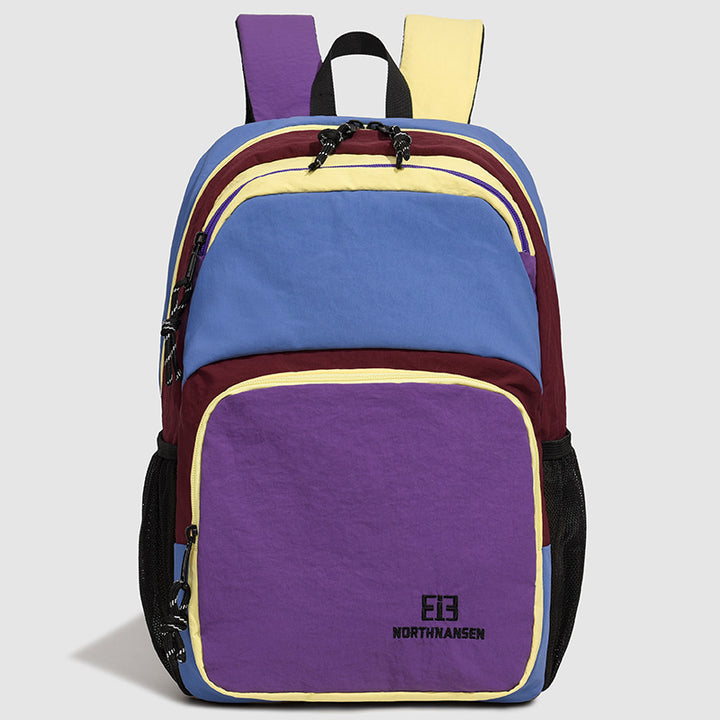 Colorful Multi-Pocket Backpack