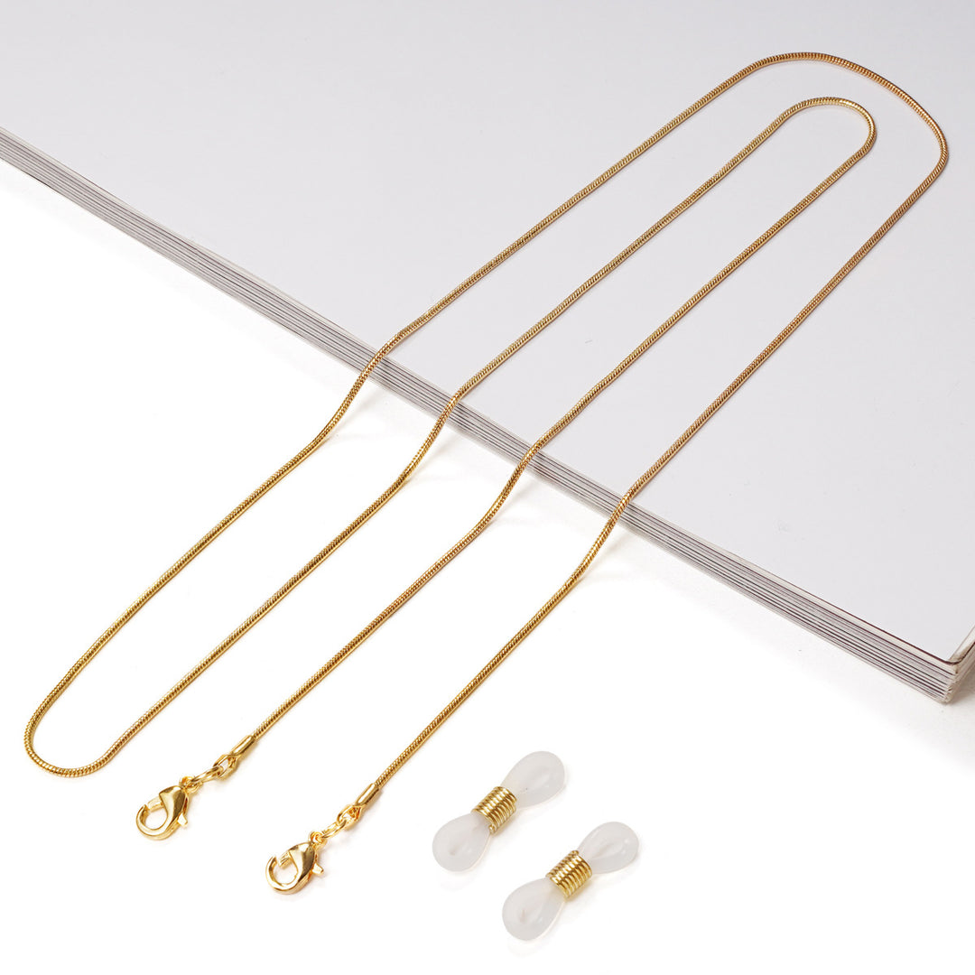 Sleek Metal Eyewear Chain Bowlift
