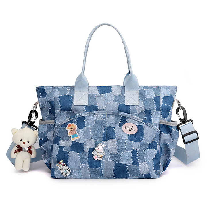 Checkered Tote Bag Bowlift