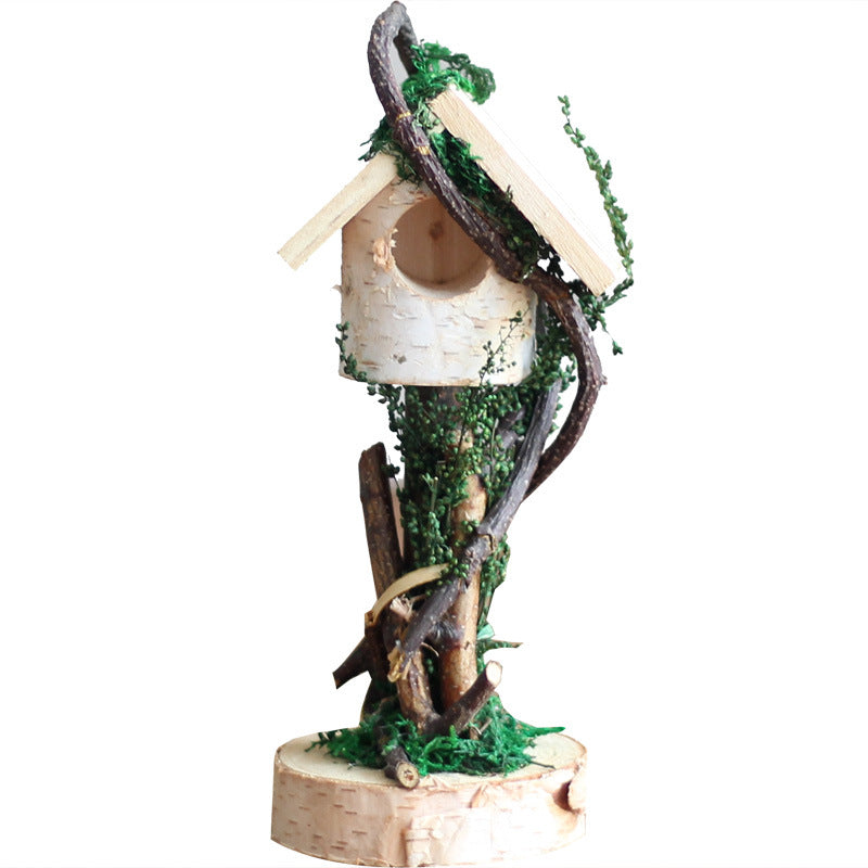 Decorative Birdhouse made of Wood Bowlift