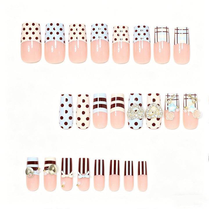 Decorative Press-On Nail Art Kit Bowlift