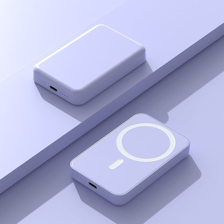 Magnetic power bank with innovative wireless charging function Bowlift