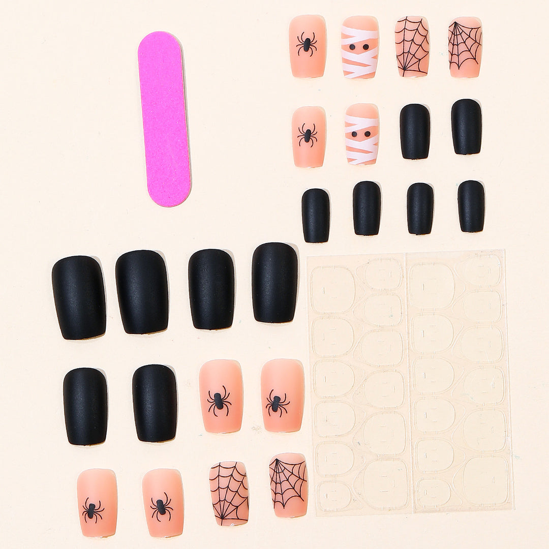 Halloween-Inspired Spooky Nail Art Extensions Bowlift