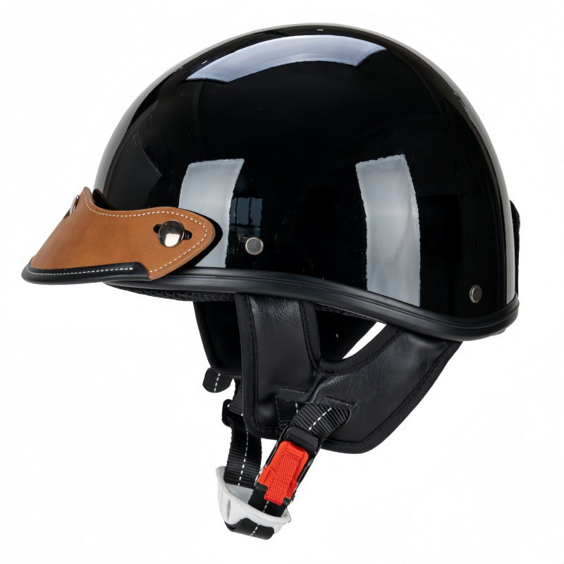 Retro Cruiser Motorcycle Helmet Bowlift