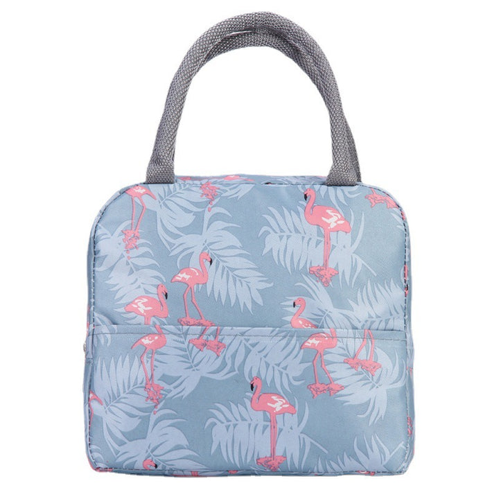 Insulated Flamingo-Themed Lunch Bag