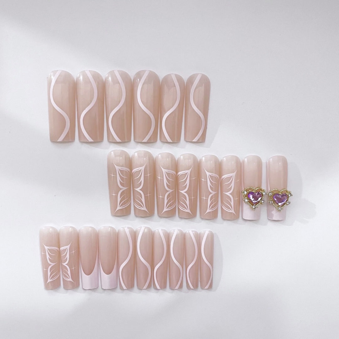 Ornate Floral Nail Extensions Bowlift