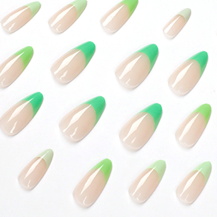 Artful nail extensions with trendy ombre color Bowlift