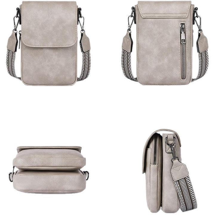 Fashionable shoulder bag with colorful adjustable shoulder strap Bowlift