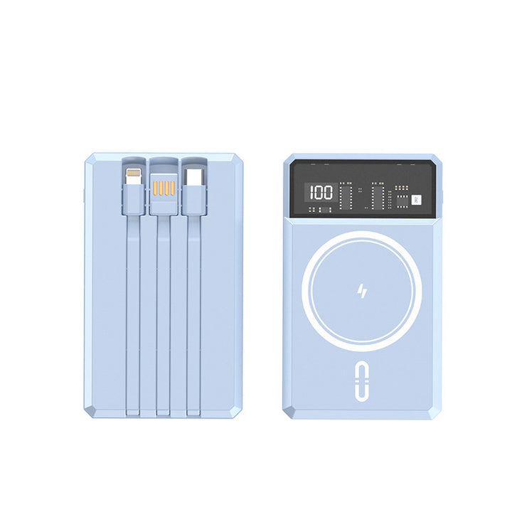 Power bank with integrated light and fast charging functions Bowlift