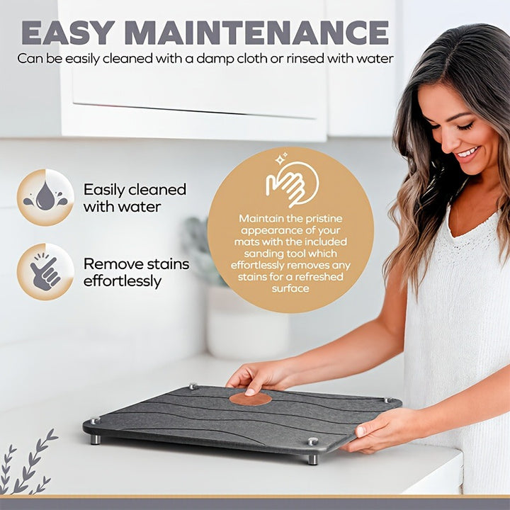 Easy-Clean Kitchen Mat