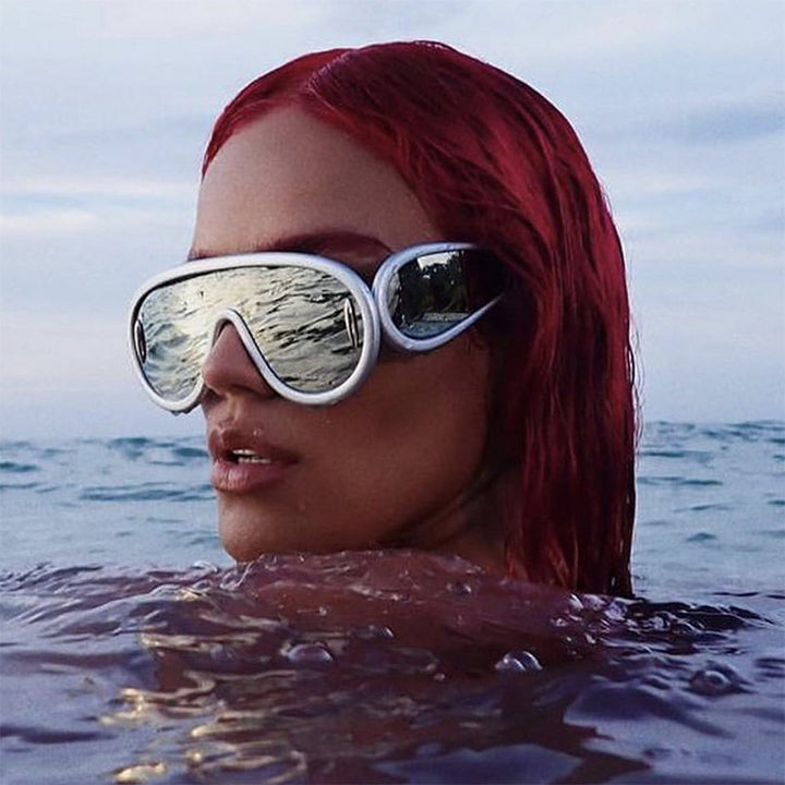 Women's fashionable sunglasses with removable lenses Bowlift