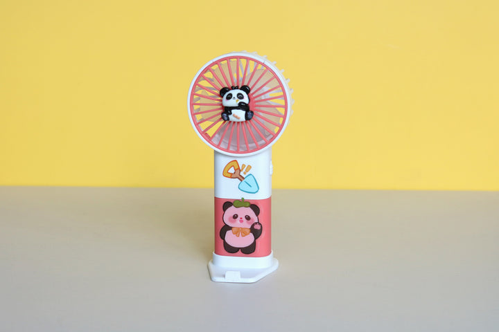 Unisex Portable Hand Fan in Cute Panda Design Bowlift