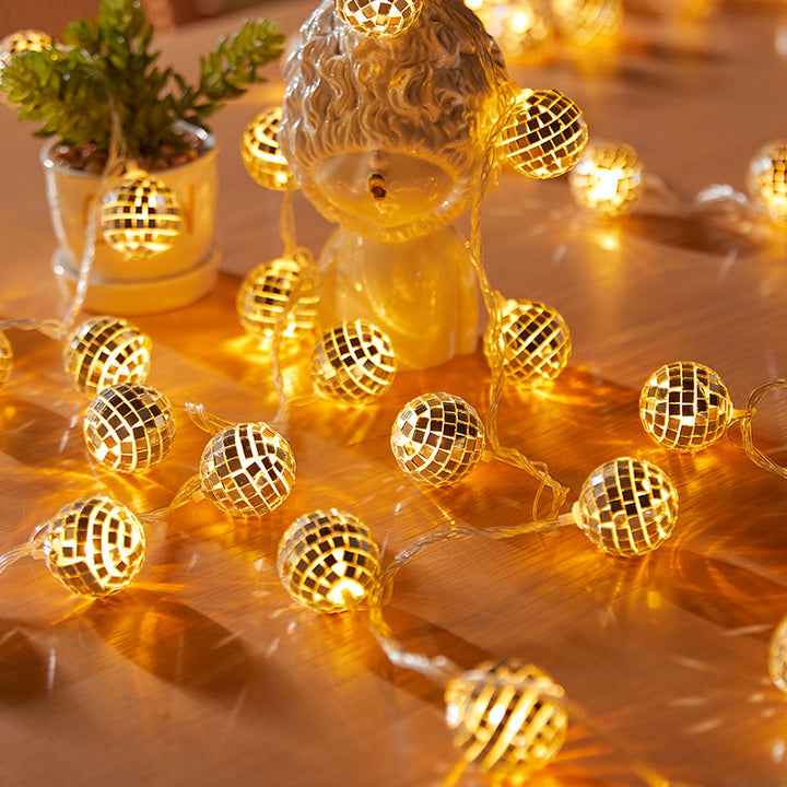 Decorative fairy lights with disco ball design Bowlift