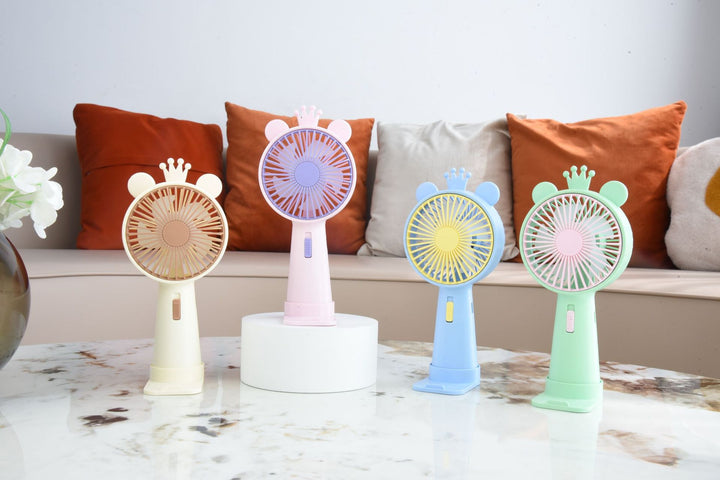 Portable Handheld Cooling Fan with Unique Antler Design Bowlift