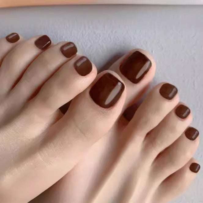 Glossy Premium Press-On Toenails Bowlift