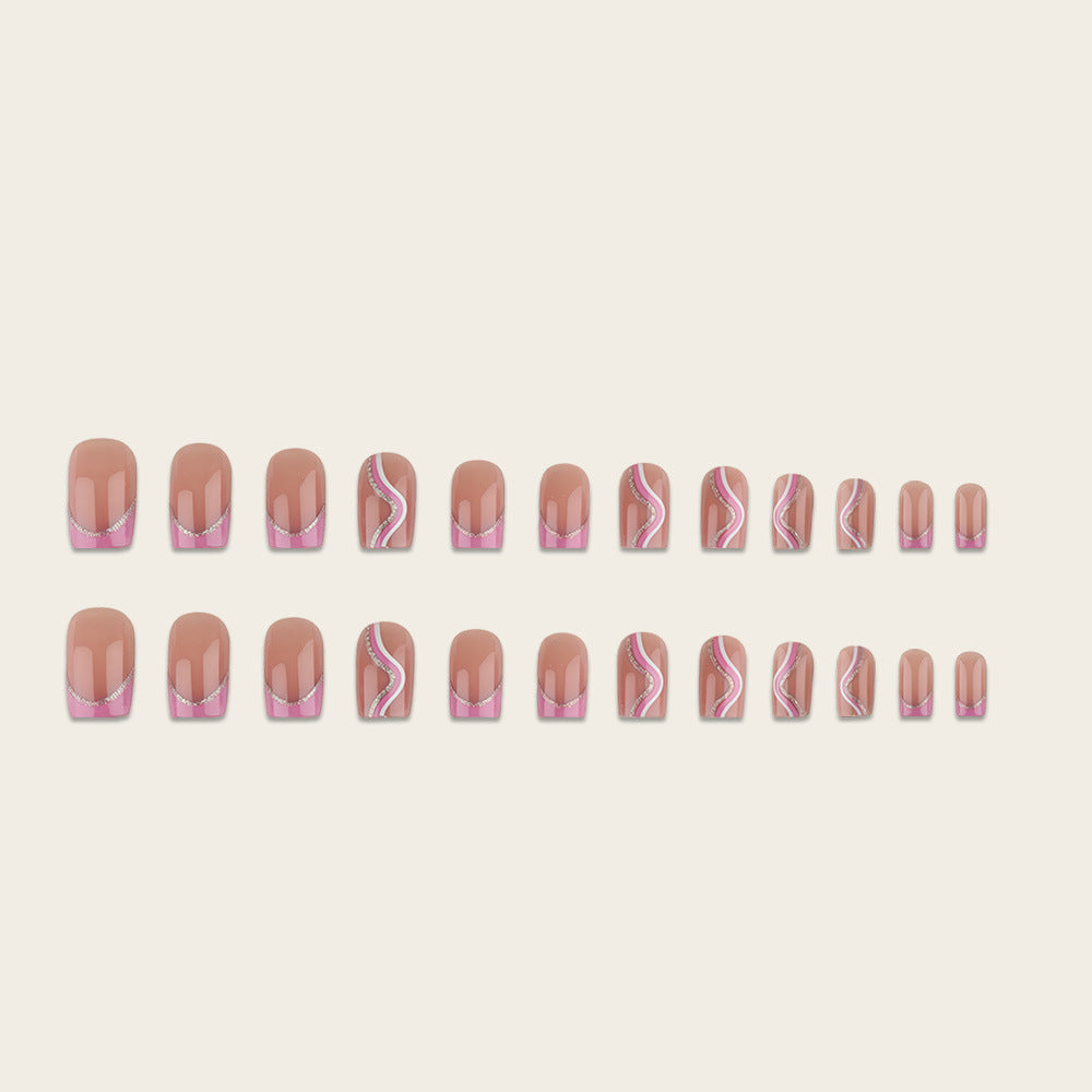 Glamorous Nail Art with Rhinestones Bowlift