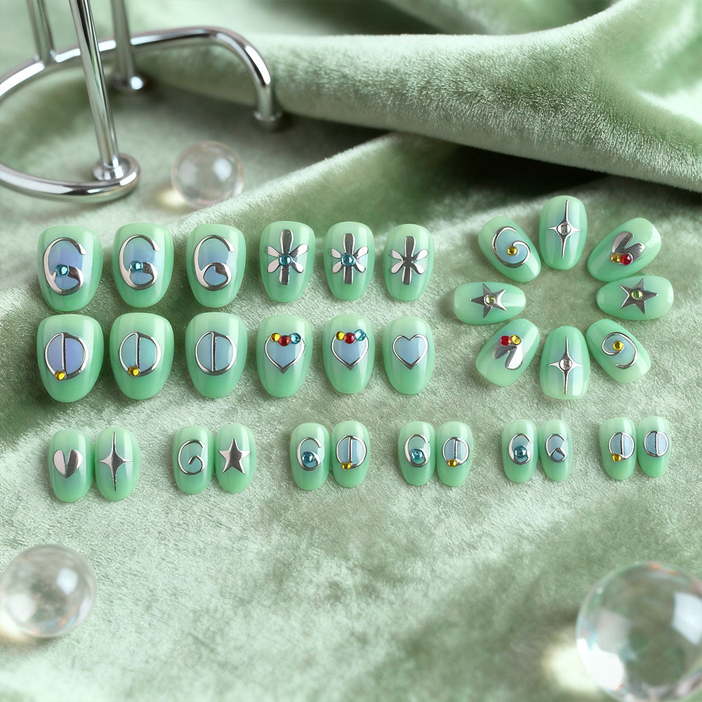 Artistic Embellished Nail Art Bowlift
