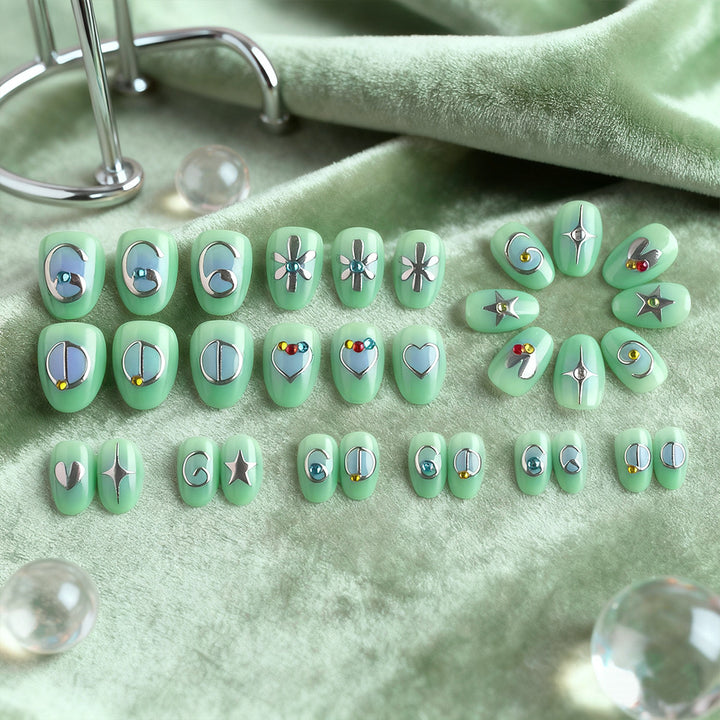 Artistic Embellished Nail Art Bowlift