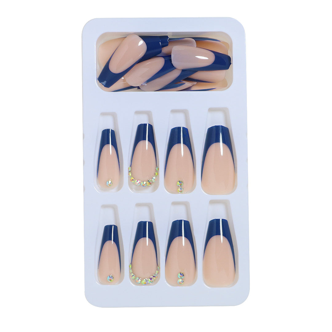 Premium French Tip Press-On Nail Set Bowlift