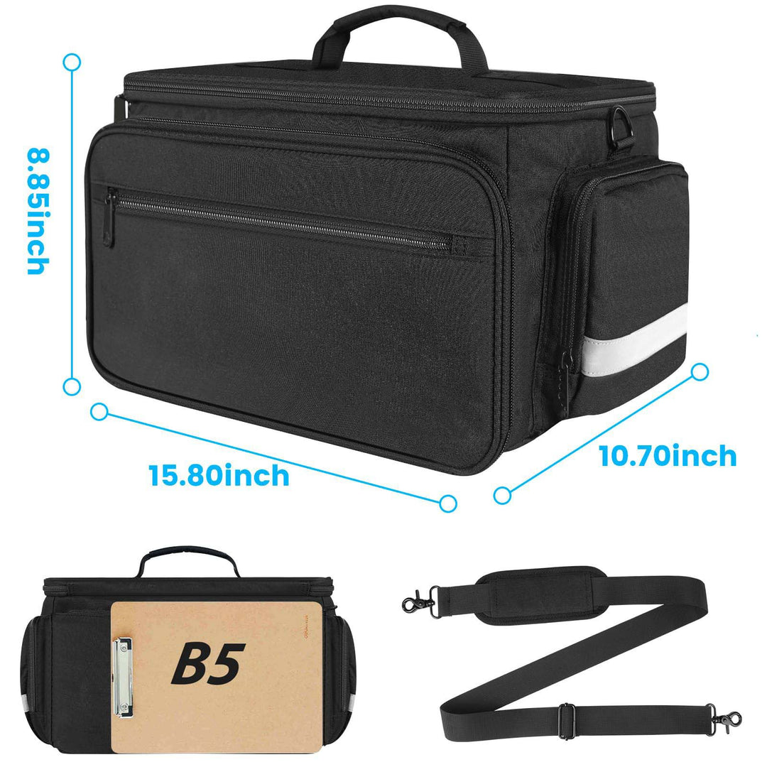 Unisex doctor's case with multiple compartments and organized storage Bowlift