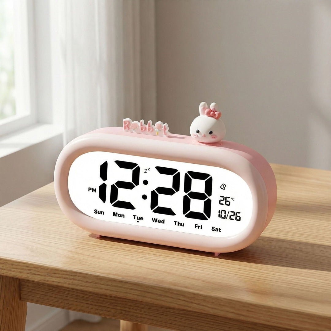 Digital alarm clock with panda design Bowlift
