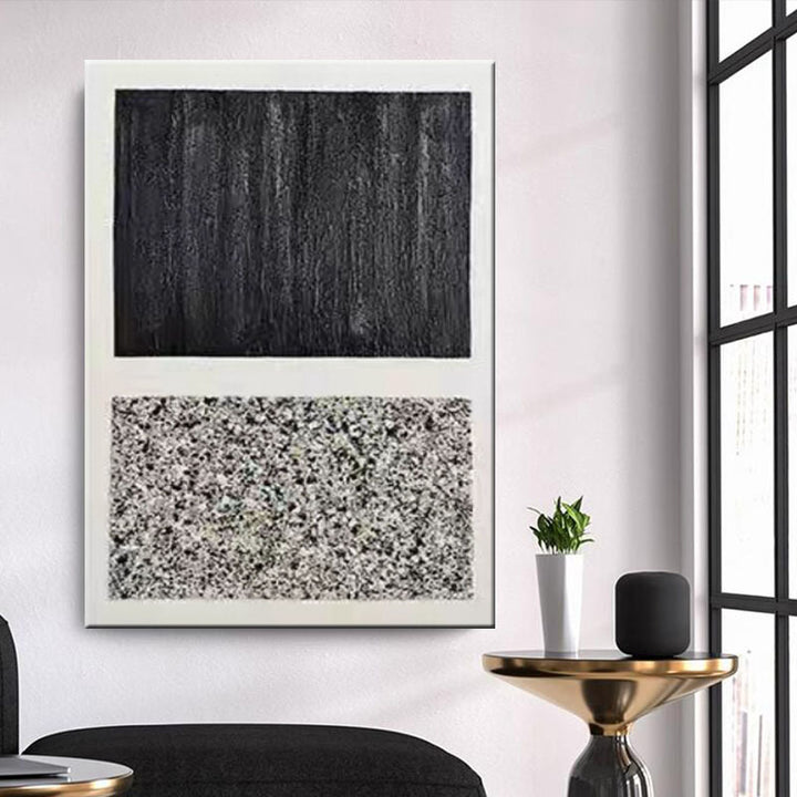 Abstract Canvas Wall Art with Textured Detail