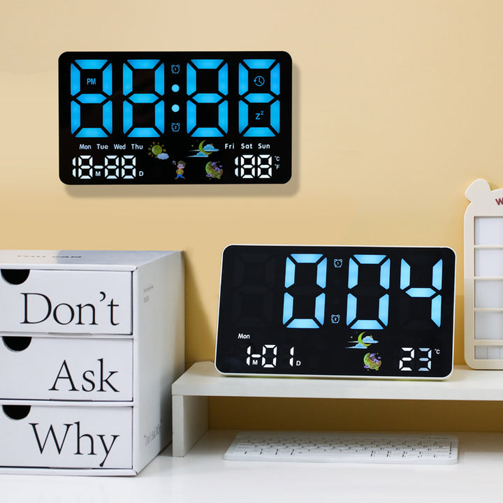 Digital table clock Bowlift