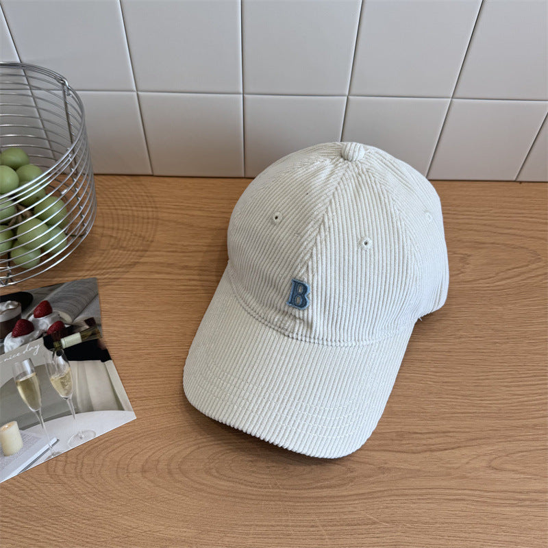 Women's Corduroy Baseball Cap Bowlift 1783922552