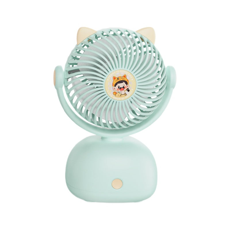 Unisex Portable Mini Fan with Cute Cat Design Bowlift