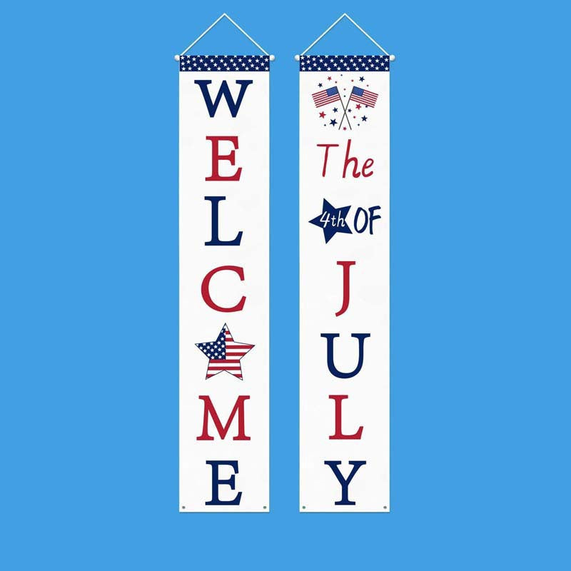 Unisex nan hanging patriotic door banner set Bowlift