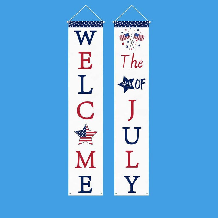 Unisex nan hanging patriotic door banner set Bowlift
