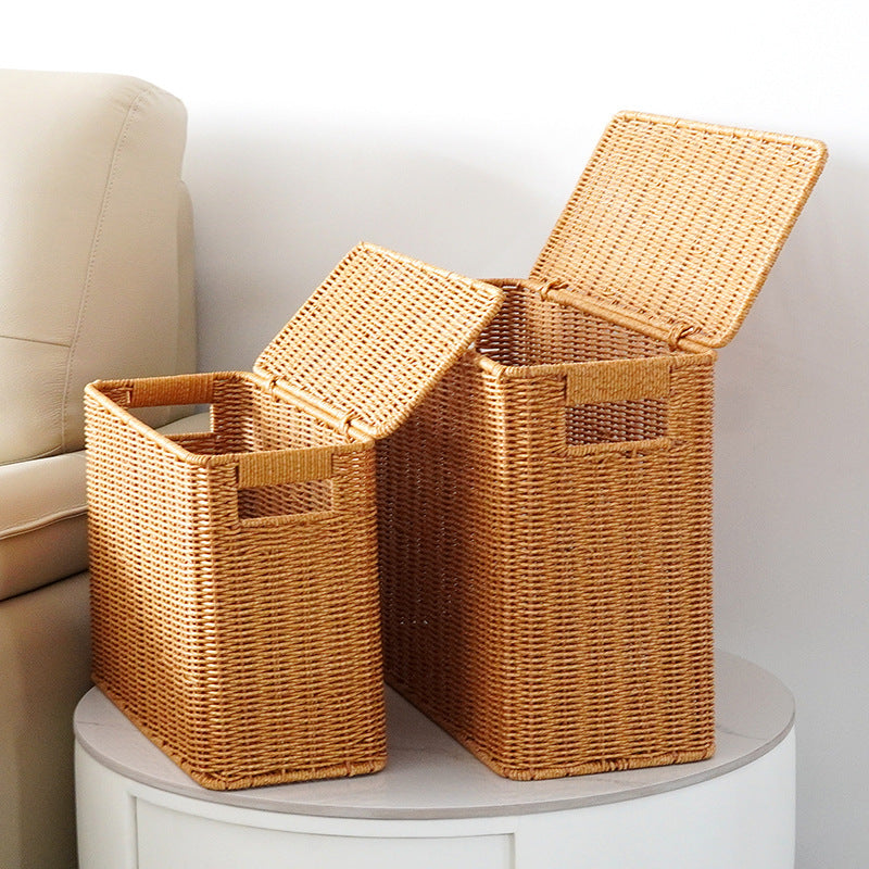 Versatile Wicker Organizer Basket Bowlift