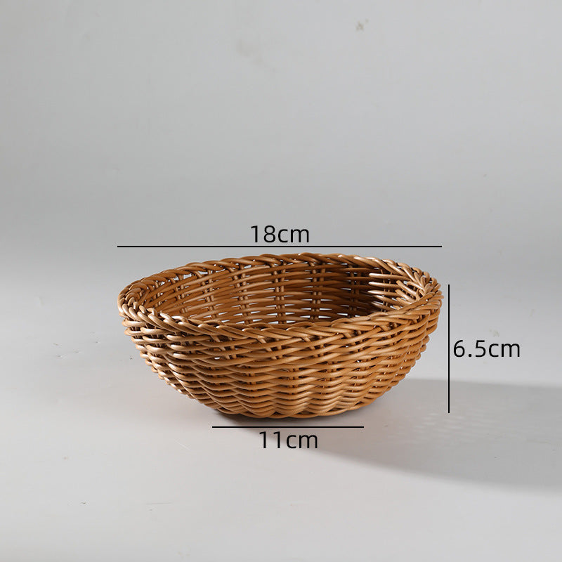 Decorative Woven Storage Basket Bowlift
