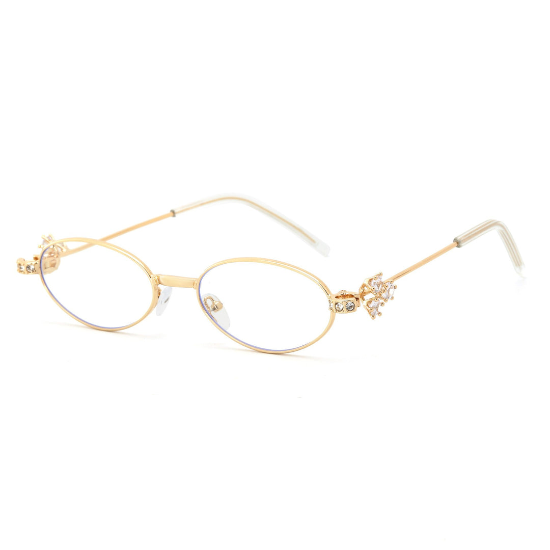 Women's Designer Sunglasses with elegant, mirrored frame and stylish embellishments Bowlift