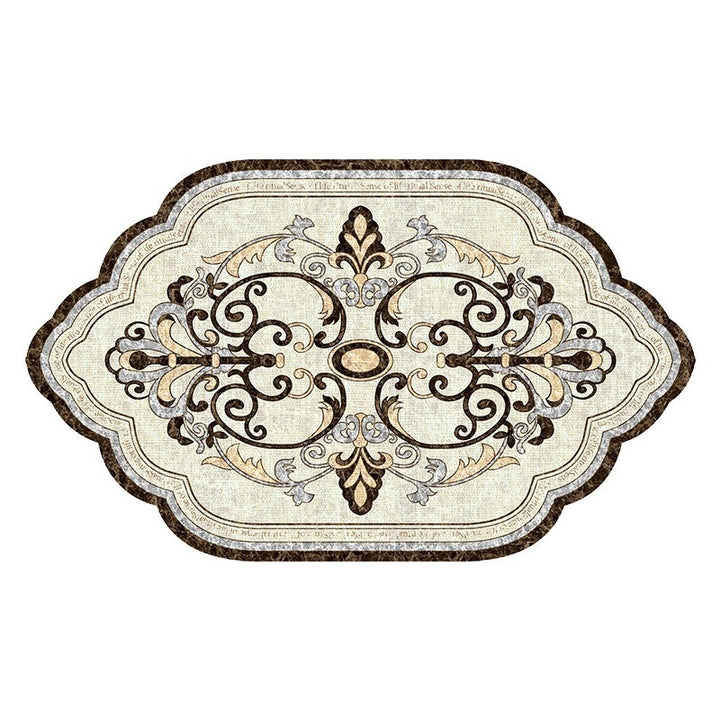 Unisex Vintage Floral Bath Mat Bowlift