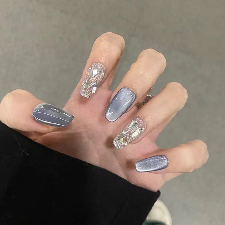 Elegant Floral Bow Press-On Nail Tips Bowlift