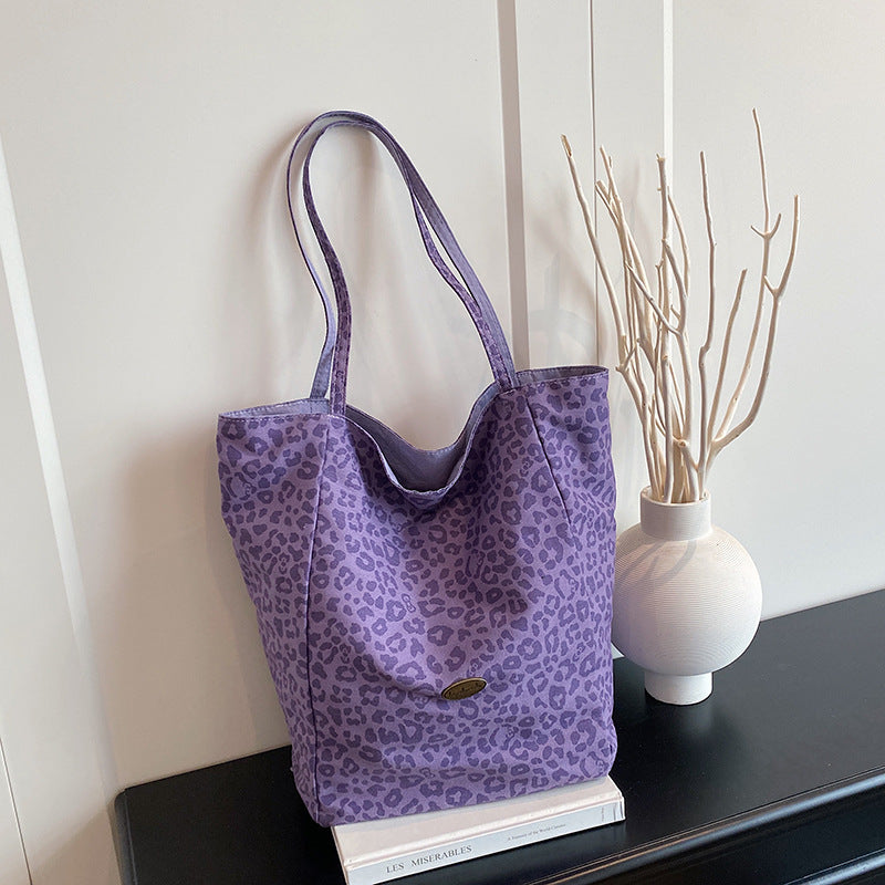 WoStylish Reversible Leopard Print Tote Bag Bowlift