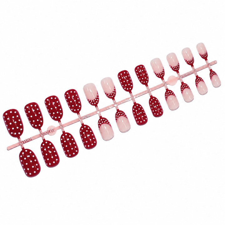 Elegant Press-On Fingernails with DIY Set Bowlift