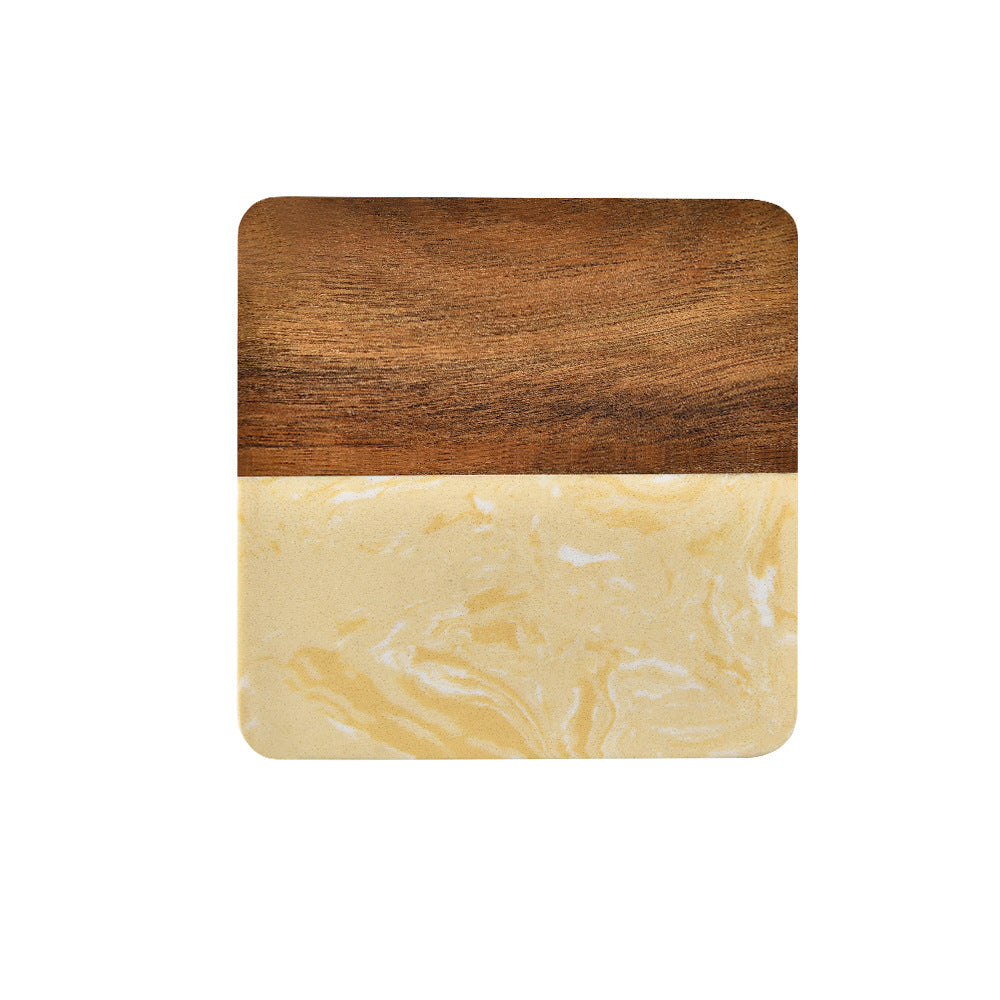 High-quality serving board made of wood and concrete Bowlift