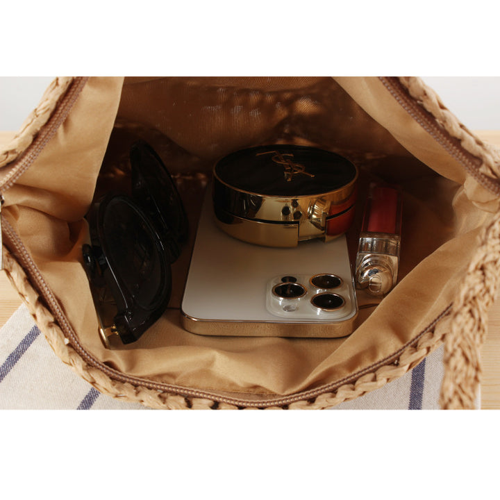 Handbag Made of Fine Macrame with Tassel Decoration Bowlift