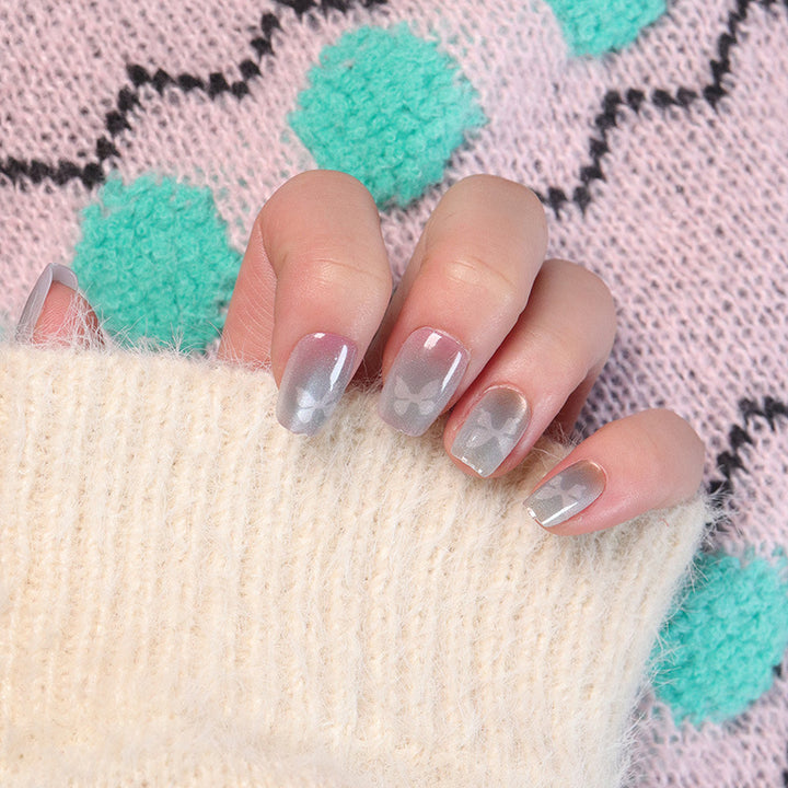 Gradient Ombre Press-On Nails Bowlift