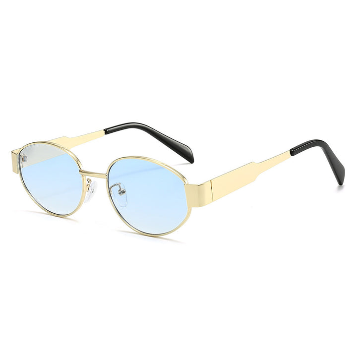 Fashionable oversized sunglasses with metal frame Bowlift