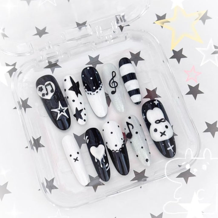 Artistic Stiletto Nail Set Bowlift