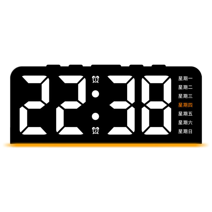 Digital LED alarm clock with color change Bowlift