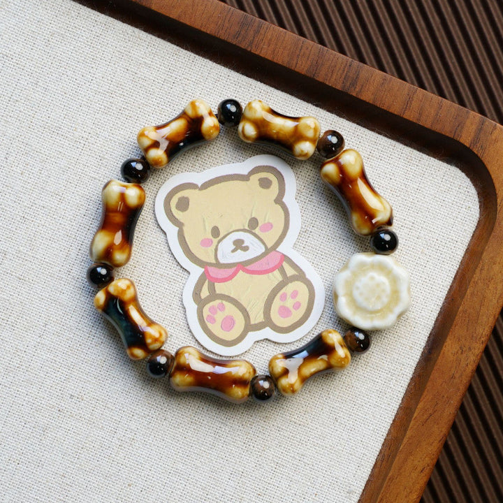 Heart-Shaped Beaded Bracelet Bowlift