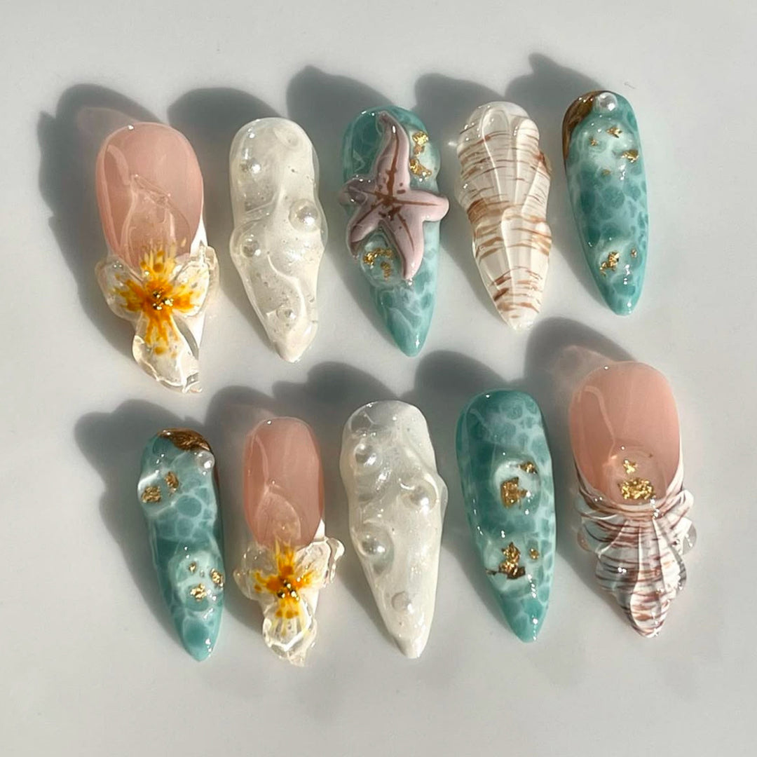 Thematic Artisan Press-On Nail Set Bowlift