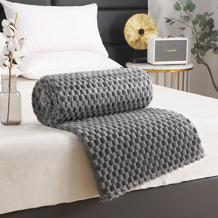 Women Soft and Cozy Plaid Blanket Bowlift