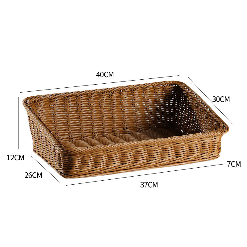 Unisex Portable Storage Box made of Woven Rattan Bowlift