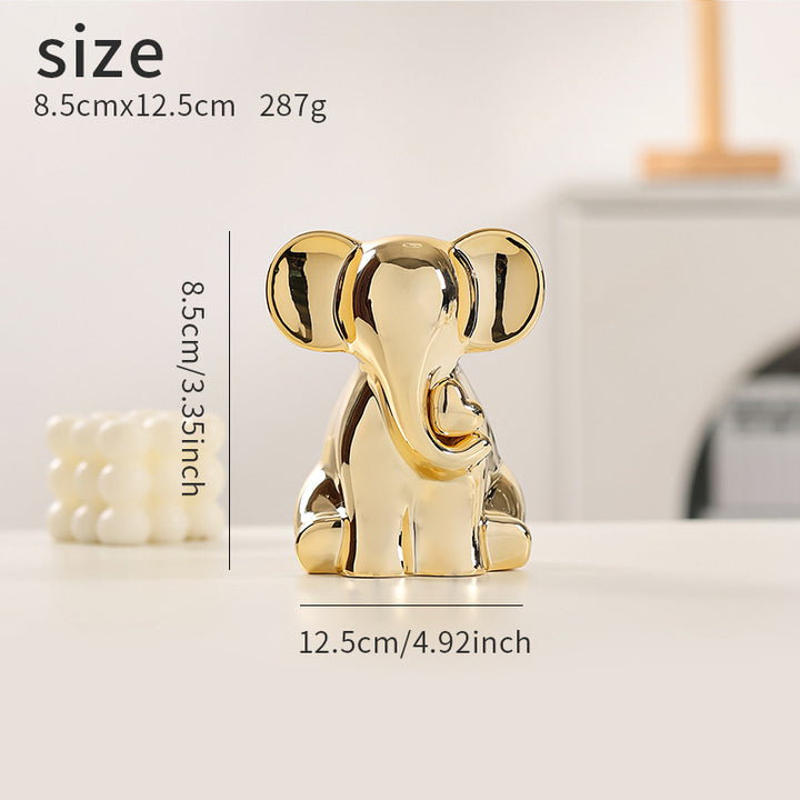 Decorative Elephant Figurine Bowlift