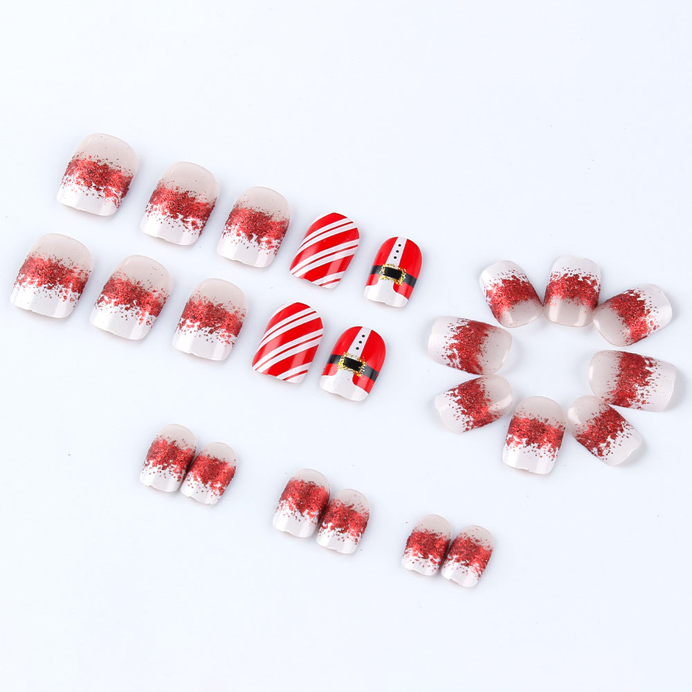 Festive Holiday Themed Nail Art Set Bowlift